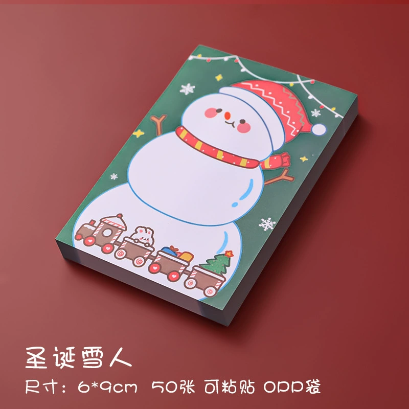 Christmas post-it notes 50 student comments notes Notebooks Study office post-it notes Santa Claus N times posts
