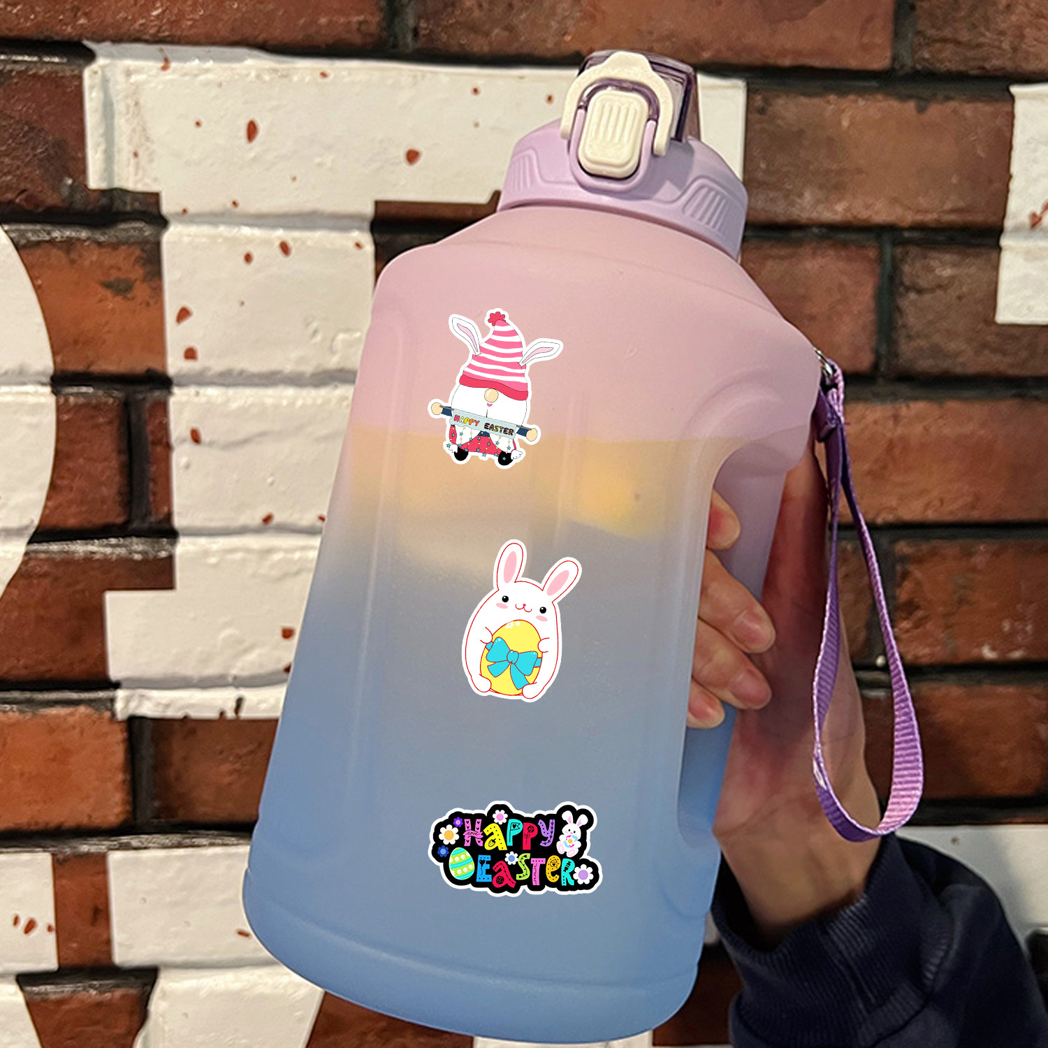 50 Pascua graffiti pegatinas coche teléfono móvil taza de agua pegatinas decorativas cuaderno Diario pegatinas a prueba de agua al por mayor