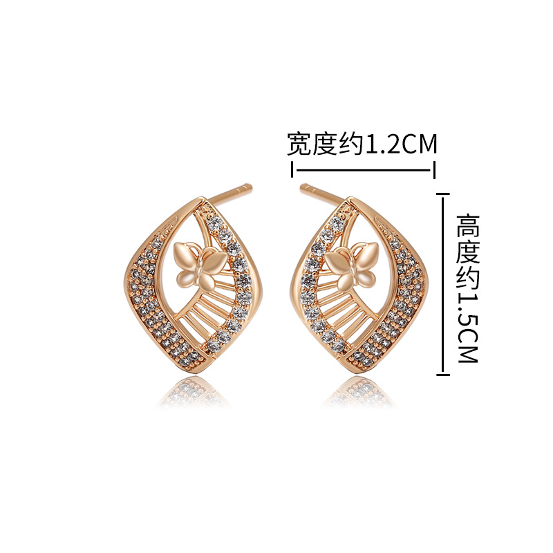 Pendientes de joyería de Xuking 2023 nueva moda pendientes de mariposa temperamento femenino pendientes de nicho joyería al por mayor femenina