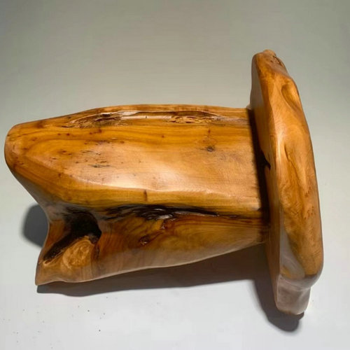 Log root carving living room mushroom stool Chinese style wooden pier ornaments tea table stool B&B balcony beautiful and convenient leisure stool