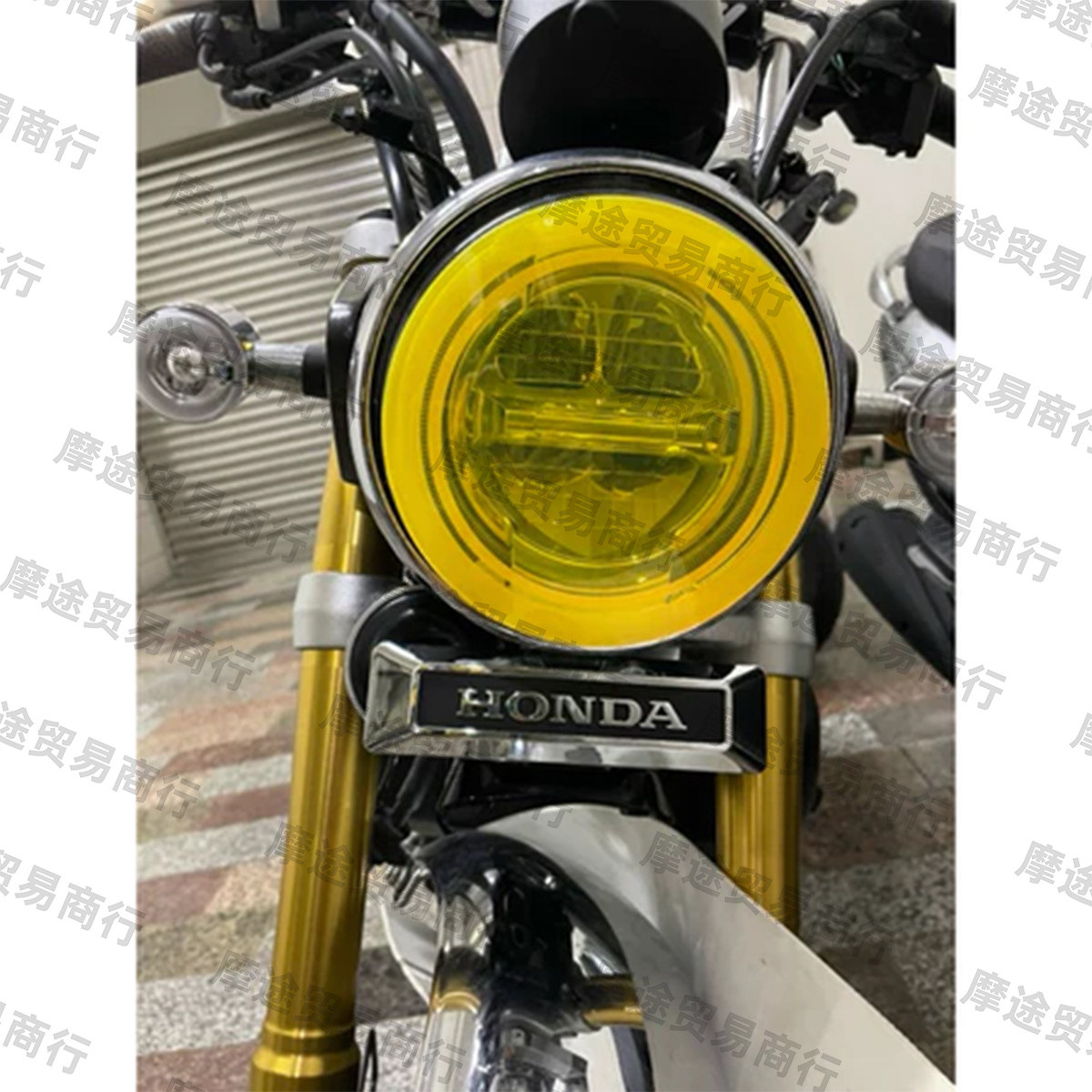 Honda Monkey125 modified front fork emblem HONDA logo retro decorative piece