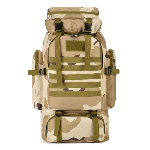 Multi-functional Waterproof Backpack | Hiking Outdoor Bag | 80L Camping Backpack | Large-Capacity Travel Backpack | Camouflage Design
