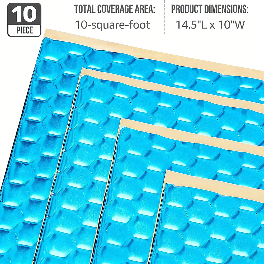 Automotive Butyl Rubber Damping Sheet Self-Adhesive Insulation Noise Reduction Shock Absorption Soundproofing Pad Soundproofing Cotton Material