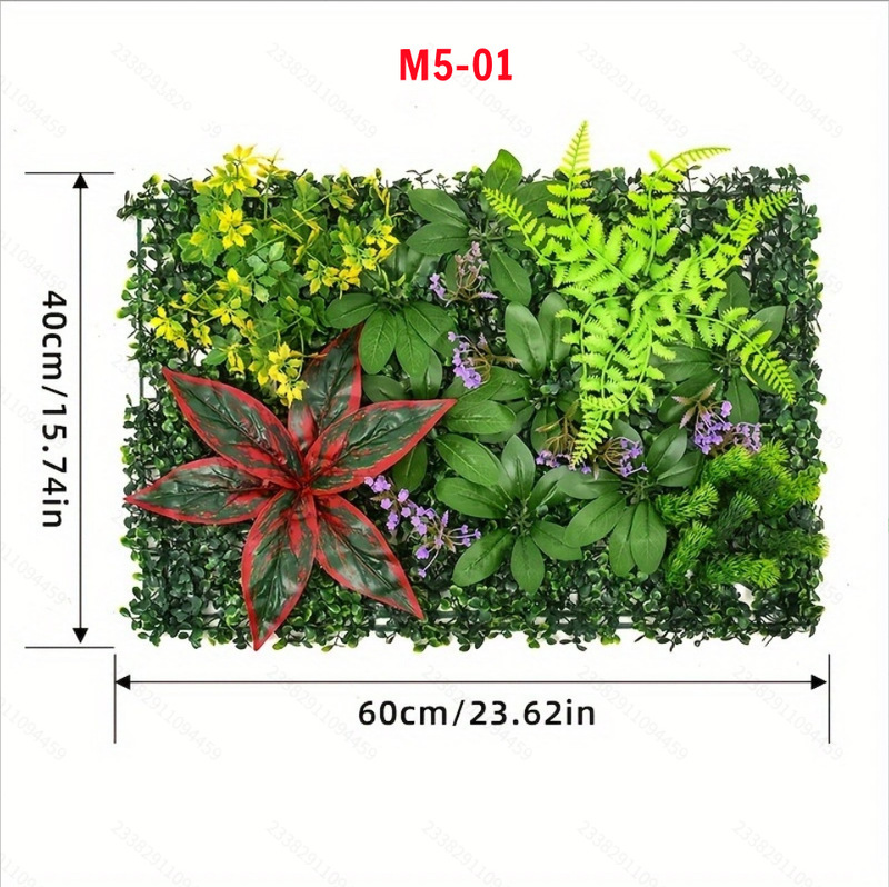 人造植物墙仿真立体绿植墙面挂式塑料假草坪门头阳台室内外装饰|undefined