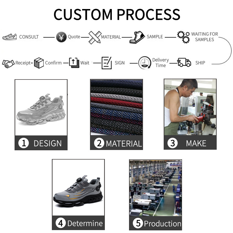 Zapatos de seguridad transfronterizos cuatro estaciones zapatos de protección laboral textiles transpirables zapatos de seguridad de malla zapatos de trabajo perezosos Amazon