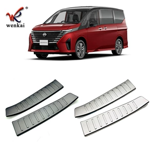Nissan 23 SERENA üçün arxa pəncərə baqaj qapısı paslanmayan polad mühafizə lövhəsi C28
