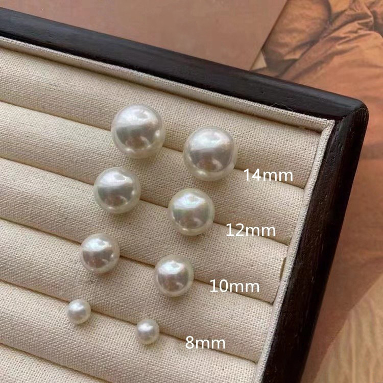 Classic, Fashionable, Simple, Bright White, Round Imitation Pearl Earrings, High-End Earrings, New Trendy Niche Commuter Earrings Classic, Fashionable, Simple, Bright White, Round Imitation Pearl Earrings, High-End Earrings, New Trendy Niche Commuter Earrings