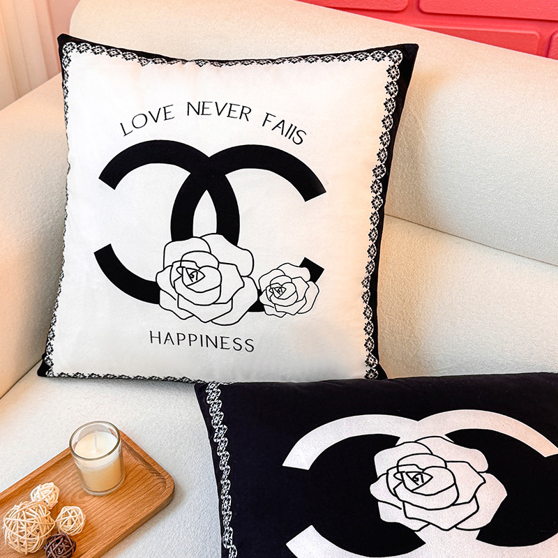 Funda de almohada de diseño Xiaoxiangfeng, almohada de viento ins, almohada linda, dormitorio de estudiantes, almohada de sofá, cojín, funda de almohada