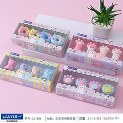 創意消しゴム学生入学アニメお土産可愛い文房具消しゴムギフトボックス子供祝日プレゼント卸売り