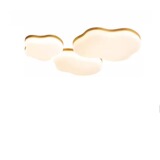 Кремовый потолочный светильник для гостиной, японский комнатный светильник для спальни, комфортный световой спектр, защита глаз