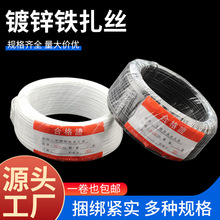 源头厂家镀锌铁丝包塑扎丝铁丝扎带0.55mm电线电缆捆扎丝绑丝园艺