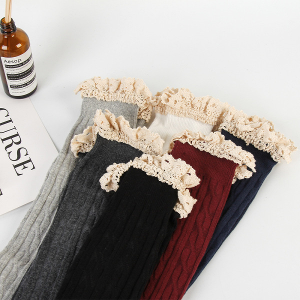 Japanese lace knee socks