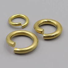厂家现货常规铜开口圈 线割圈 箱包扣饰品钥匙扣配件多规格挂饰