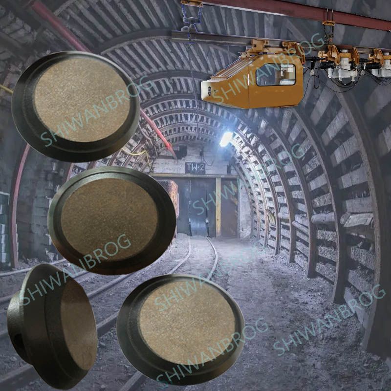 沙尔夫制动块 制动闸块 单轨吊制动闸块