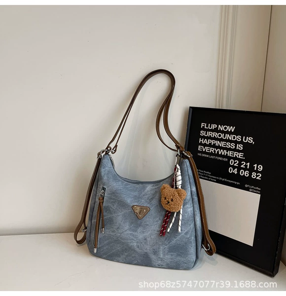 Denim pendant