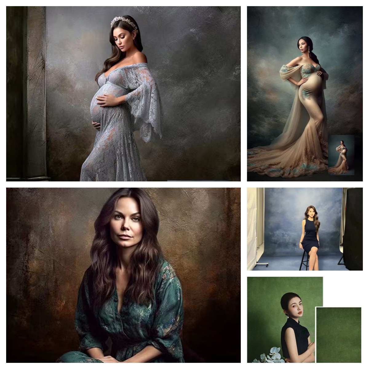 Amazon cross-border oil painting style portrait photography…