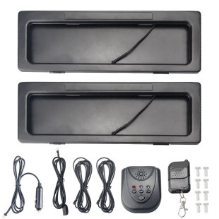 Australian standard front and rear double brand electric car license plate gauge license plate frame electric car brand car number protective cover iron shutter