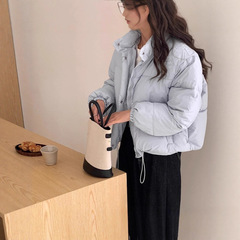 外贸棉服女超短款秋冬新款小个子加厚韩版宽松面包服棉衣棉袄外套