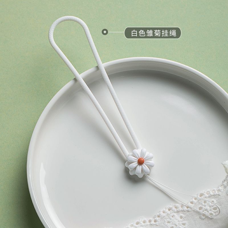 夏の携帯電話ストラップ、小さな生花の携帯電話ペンダント、ユニバーサルショートリストストラップ、紛失防止および落下防止ブレスレットストラップ|undefined