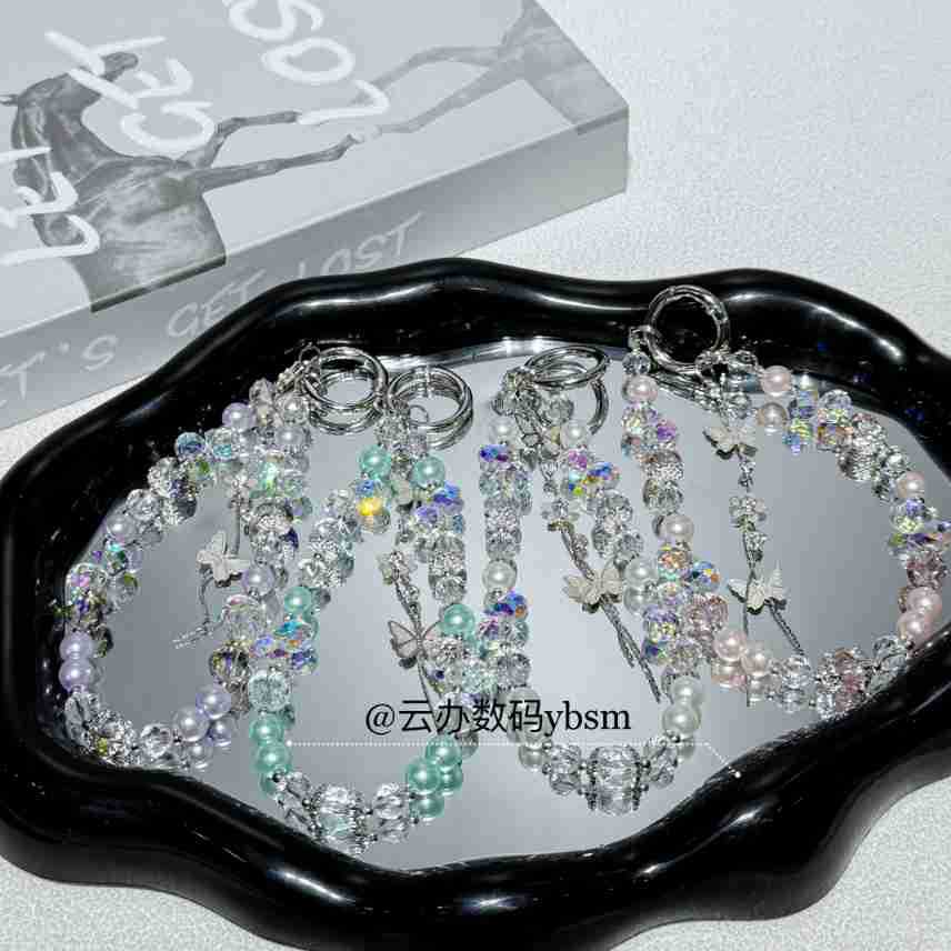 Fashionable elegant mobile phone with butterfly