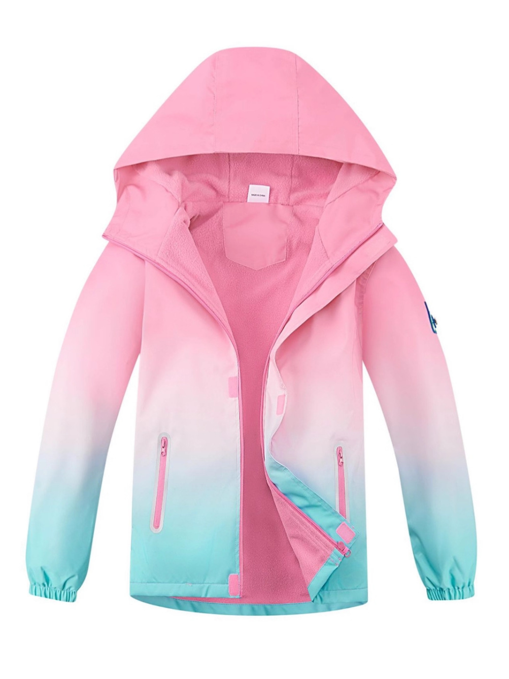 Travel demi-season long-sleeve with hood