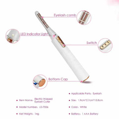 電燙睫毛卷翹器便攜燙睫毛器Eyelash Curler睫毛卷翹器美睫工具
