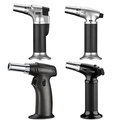 JC606可倒置定火大直衝中型焊槍打火機 1300℃高溫噴槍義烏小商品