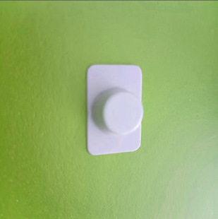 Factory supply children lock push pull box switch PET white plastic buckle Matchbox button