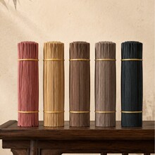 跨境黑檀线香白檀红檀绿檀黄檀五路财神香檀香金粉香薰线香熏公斤