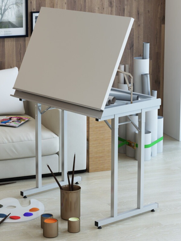 Three-Level Adjustable Painting Table, Simple Workbench, Study Table, Computer Table, Student Writing Desk, Desk, Drawing Table Three-Level Adjustable Painting Table, Simple Workbench, Study Table, Computer Table, Student Writing Desk, Desk, Drawing Table