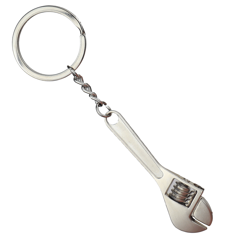 Men's Gender Vintage Style Style Vintage Style Adjustable Wrench Zinc Alloy Men's Keychain