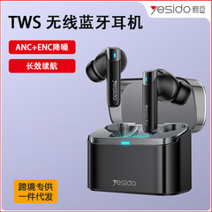 yesido蓝牙耳机 入耳式双降噪ANC+ENC长续航高音质 蓝牙无线耳机