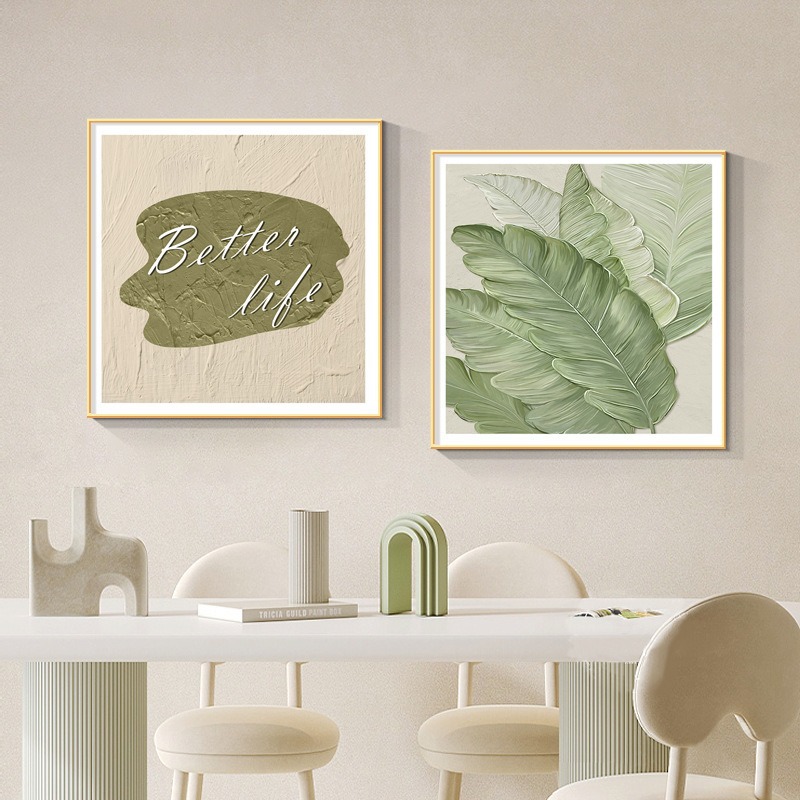 Harvest Wheat Field Sofa Background Wall Hanging Painting Modern Simple High-End Atmospheric Landscape Decorative Painting Living Room Mural