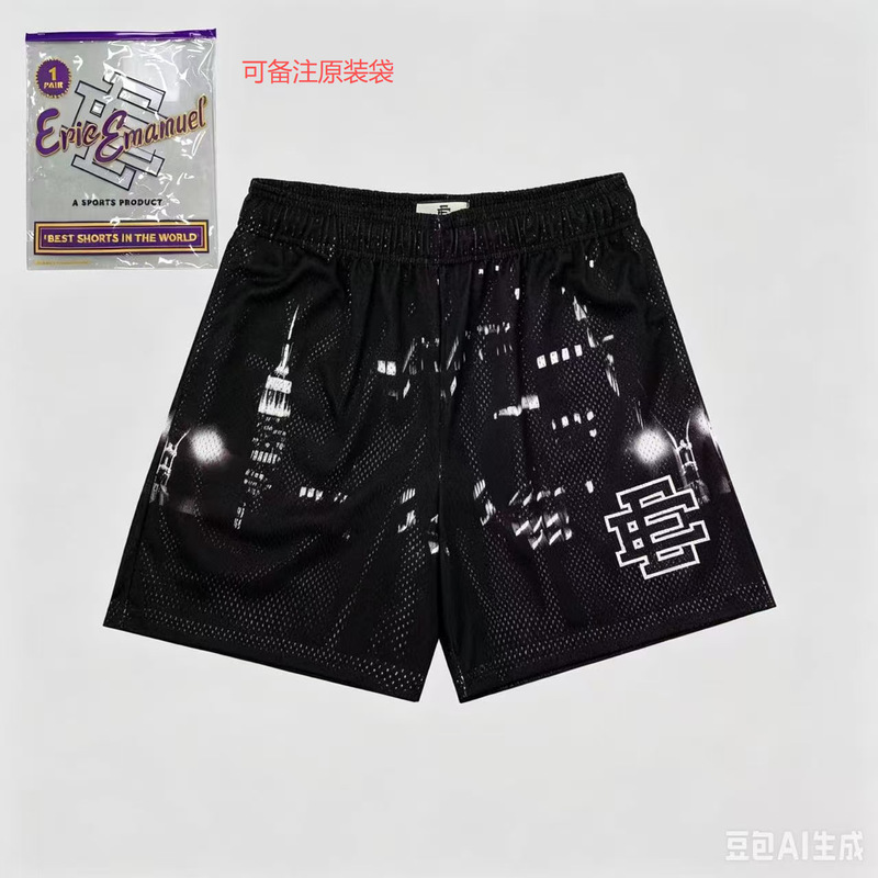 Ee tide brand American new sports fitness basketball training four shorts tide quick-drying factory a generation of wholesale