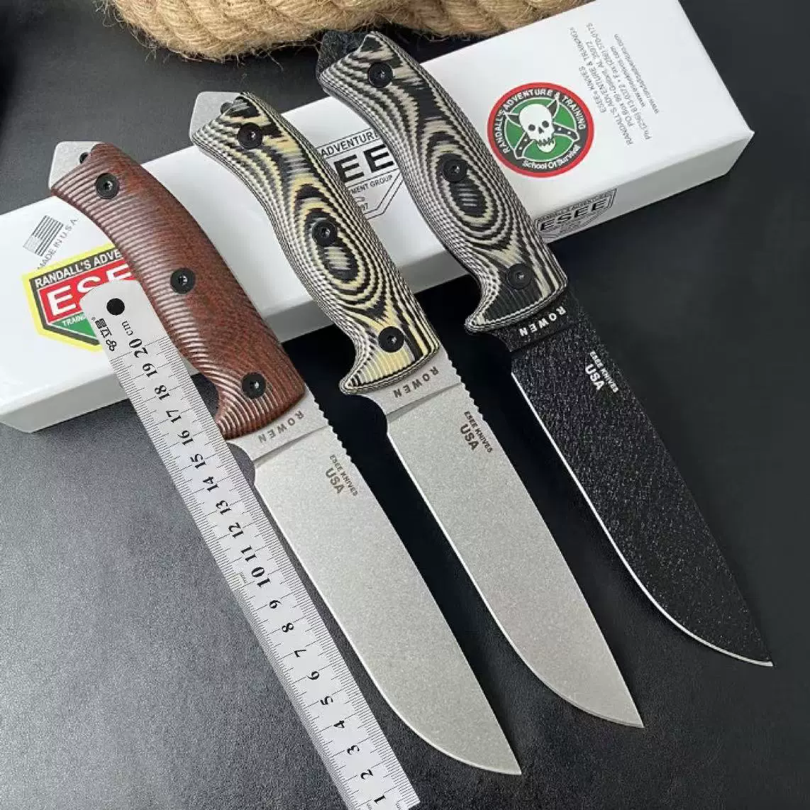 Новый 2025 ESEE-6 выживательный тактический нож, высокая твёрдость, многофункциональный уличный нож, тактический инструмент