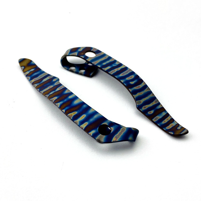 航海家29TLCC 冷钢刀具配件 Voyager 冷钢钛合金背夹 深度口袋夹