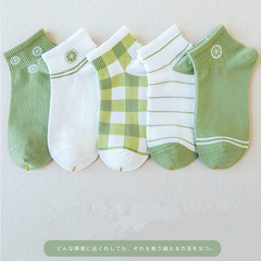 Socks for women, fresh and casual socks, spring and summer cute Japanese style boat socks for girls, versatile socks, factory direct sales