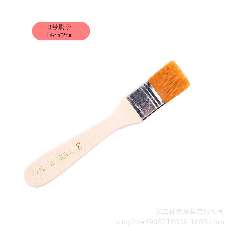 Cepillo de pintura al óleo de lana de nylon gouache pincel de pintura de acuarela arte acrílico pintura de pared pincel pintado a mano cepillo de fila bricolaje