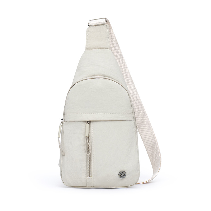 Bolso de pecho de tendencia transfronteriza para mujer multifuncional nuevo bolso de mensajero ligero hilo bordado tendencia mochila deportiva pequeña bolsa diagonal