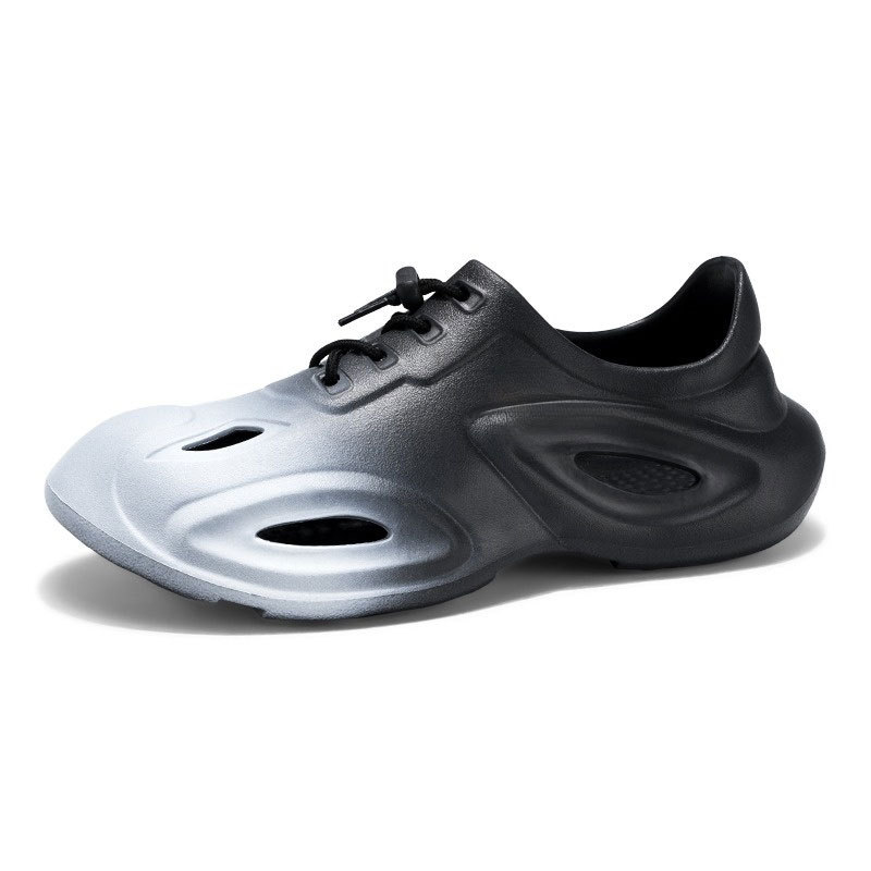 Zapatos con agujeros Sandalias antideslizantes de puntera de suela gruesa de verano de playa para hombre EVA Sensación de mierda Sandalias y zapatillas de conducción transfronteriza