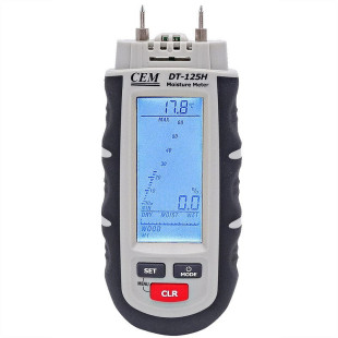 CEM DT-125H wood moisture tester cardboard gypsum concrete moisture humidity tester