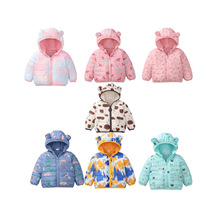 工厂直销秋冬新款婴幼儿外出轻薄时尚可爱棉服跨境专供童装外套