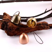 复古做旧圣诞古铜色风铃挂件 diy房间门把车挂装饰饰品材料配件