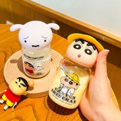 クレヨンしんちゃんの新型ネット赤児童プラスチックカップ正規版学生カップ高颜値携帯かわいいカップ
