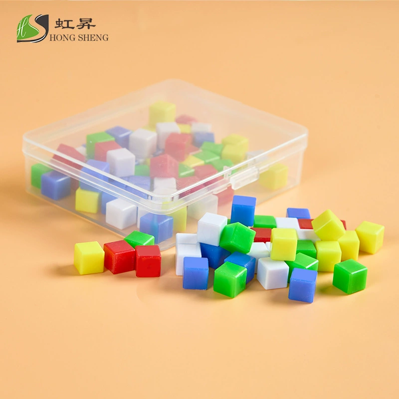 Plastic cube, 1cm