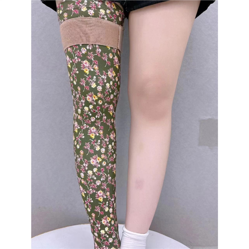 Nueva rodilla impresa rodilla de verano antifrío articulaciones frías protección de rodilla de invierno caliente rodilla (un par de paquetes) image 2