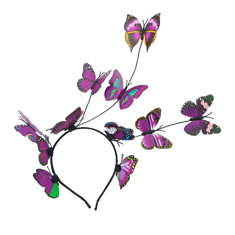 Europa y los Estados Unidos transfronterizos nuevos grandes capas de mariposa, capas, bandas de pelo, cos de Halloween, danza, decoración, espectáculo de escenario, hombros