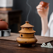 中式陶瓷天坛香炉家用室内禅意檀香摆件创意小香炉香道仿古香薰炉