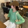 宽松新款薄款连帽罩衫