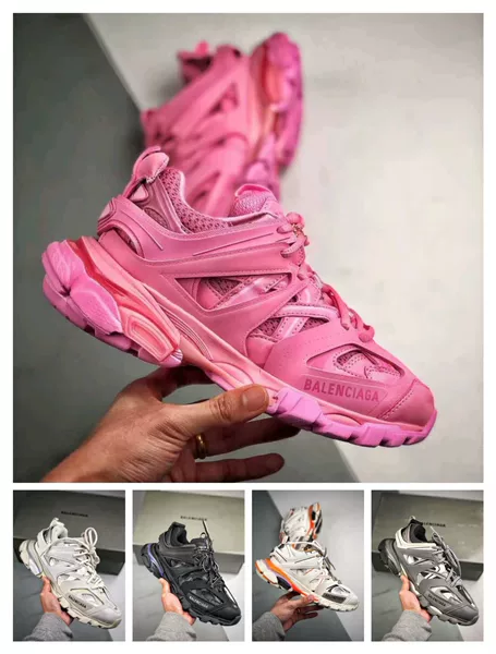 Paris Third Generation Track3.0 Led Light Shoes for Men and Women, Retro Dad Shoes, Trendy Casual Couple Shoes, Height-Increasing Sneakers